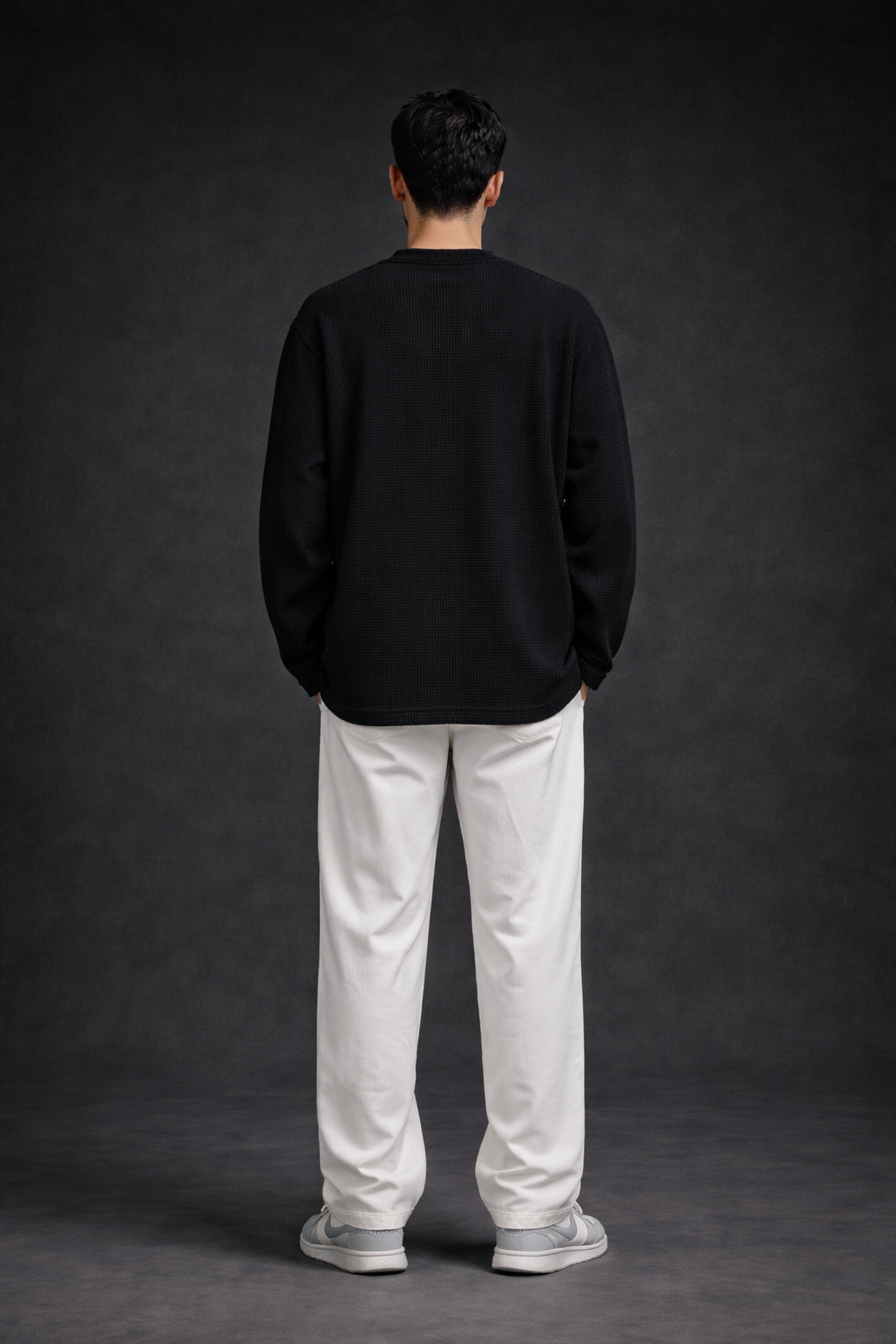 Midnight waffle longsleeve