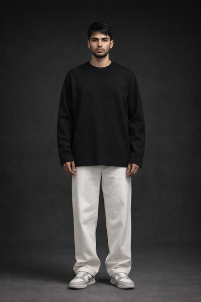 Midnight waffle longsleeve