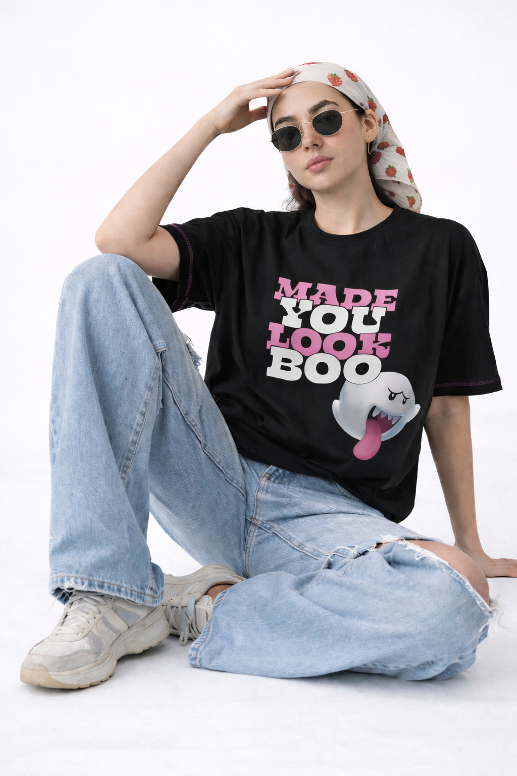 Boo Babe Black Tee