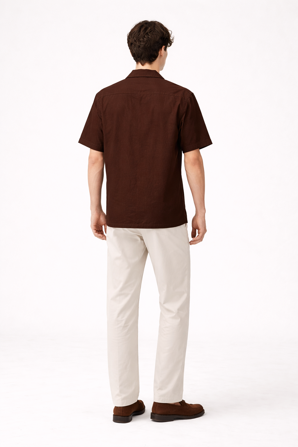 Chocolate Brown Camp Shirt