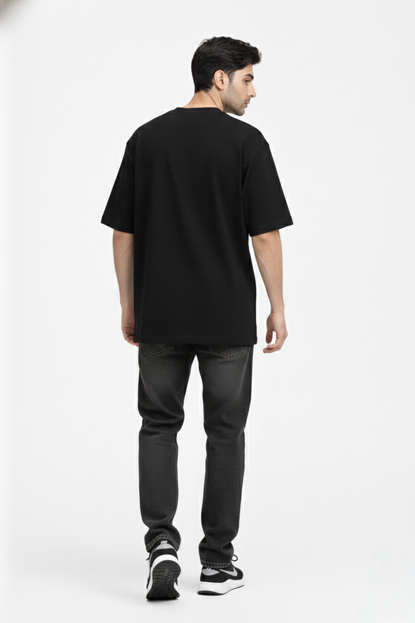 Essential Black Oversized Tee
