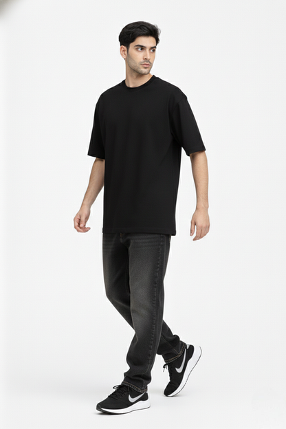 Essential Black Oversized Tee