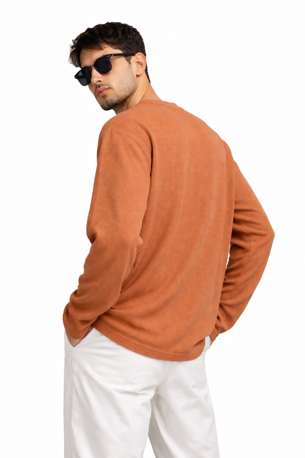 Terra Grid Oversized Waffle Longsleeve