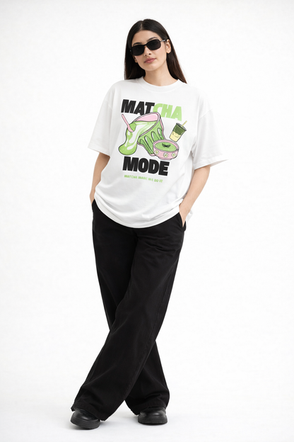 Matcha Mode Oversized Tee